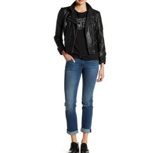 HUDSON Bacara Straight Flood Cuff Cropped Jeans 28